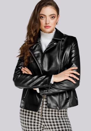 Damenjacke mit Schulterklappen, schwarz, 94-9P-104-1-2XL, Bild 1