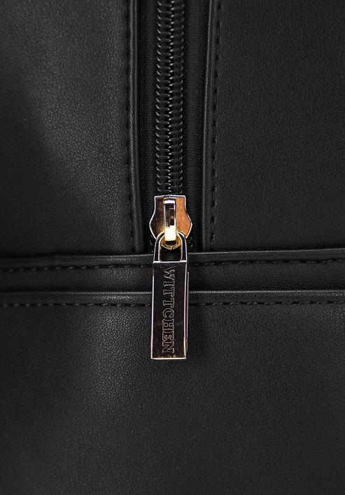 Damenrucksack aus Öko-Leder Pro-Eco, schwarz, 97-4Y-234-9, Bild 6