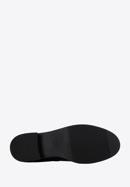 Damenstiefel aus Leder mit elastischem Schaft und mit Kette, schwarz, 97-D-501-1L-35, Bild 5
