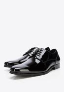 Derby-Schuhe aus Lackleder, schwarz, 96-M-519-1G-45, Bild 7