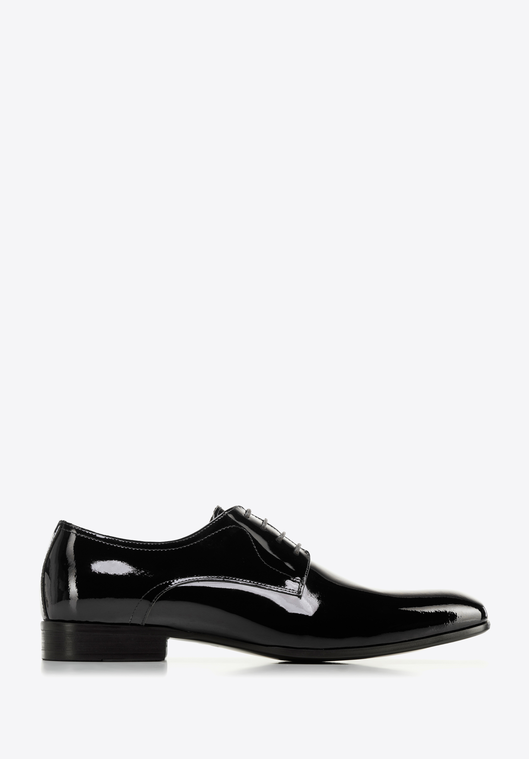Derby-Schuhe aus Lackleder für Herren, schwarz, 96-M-502-1-44, Bild 1