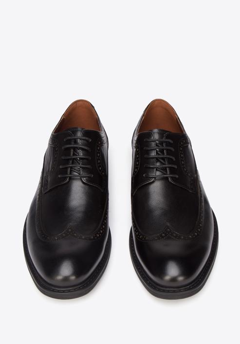 Derby-Schuhe aus Leder, schwarz, 93-M-912-1-40, Bild 3