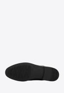 Derby-Schuhe aus Leder mit eingenähten Gummizügen, schwarz, 96-M-507-1-44, Bild 6