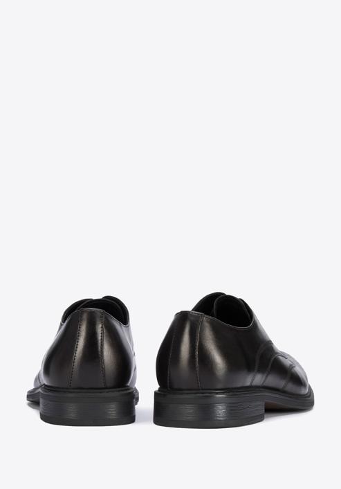 Derby-Schuhe aus Leder mit Naht, schwarz, 95-M-506-1-44, Bild 4