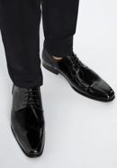 Derby-Schuhe mit dekorativem Lochmuster, schwarz, 96-M-519-1-40, Bild 15