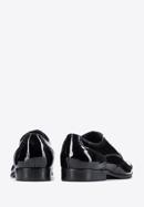 Derby-Schuhe mit dekorativem Lochmuster, schwarz, 96-M-519-1-40, Bild 5