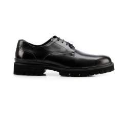 Derby-Schuhe mit dicker Sohle, schwarz, 93-M-513-1-40, Bild 1