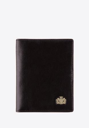 Dokumentenetui aus Leder mit durchsichtigen Taschen, schwarz, 10-2-163-1, Bild 1