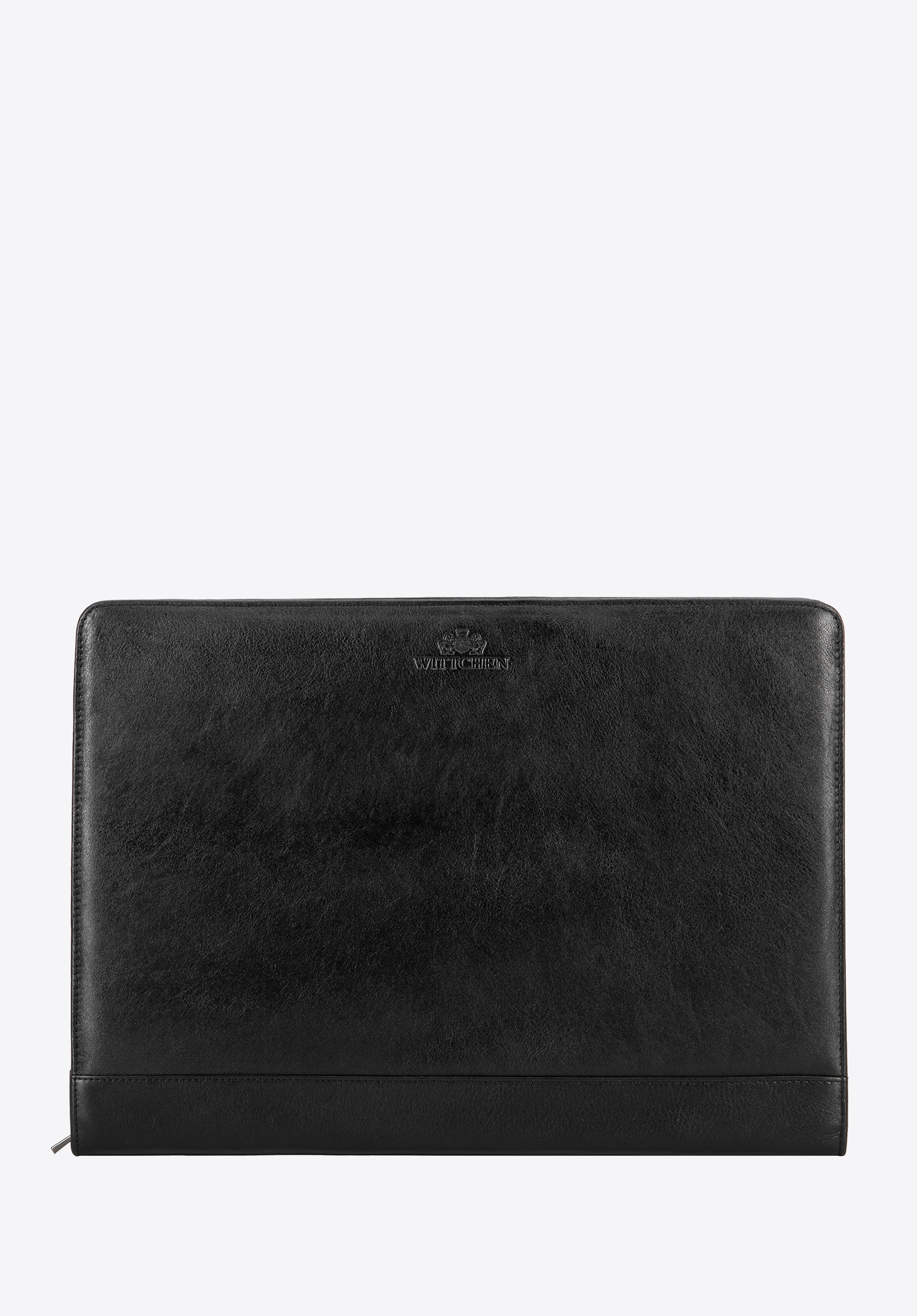 Dokumententasche aus Leder mit RFID-Schutz, schwarz, 16-2-002-1, Bild 1
