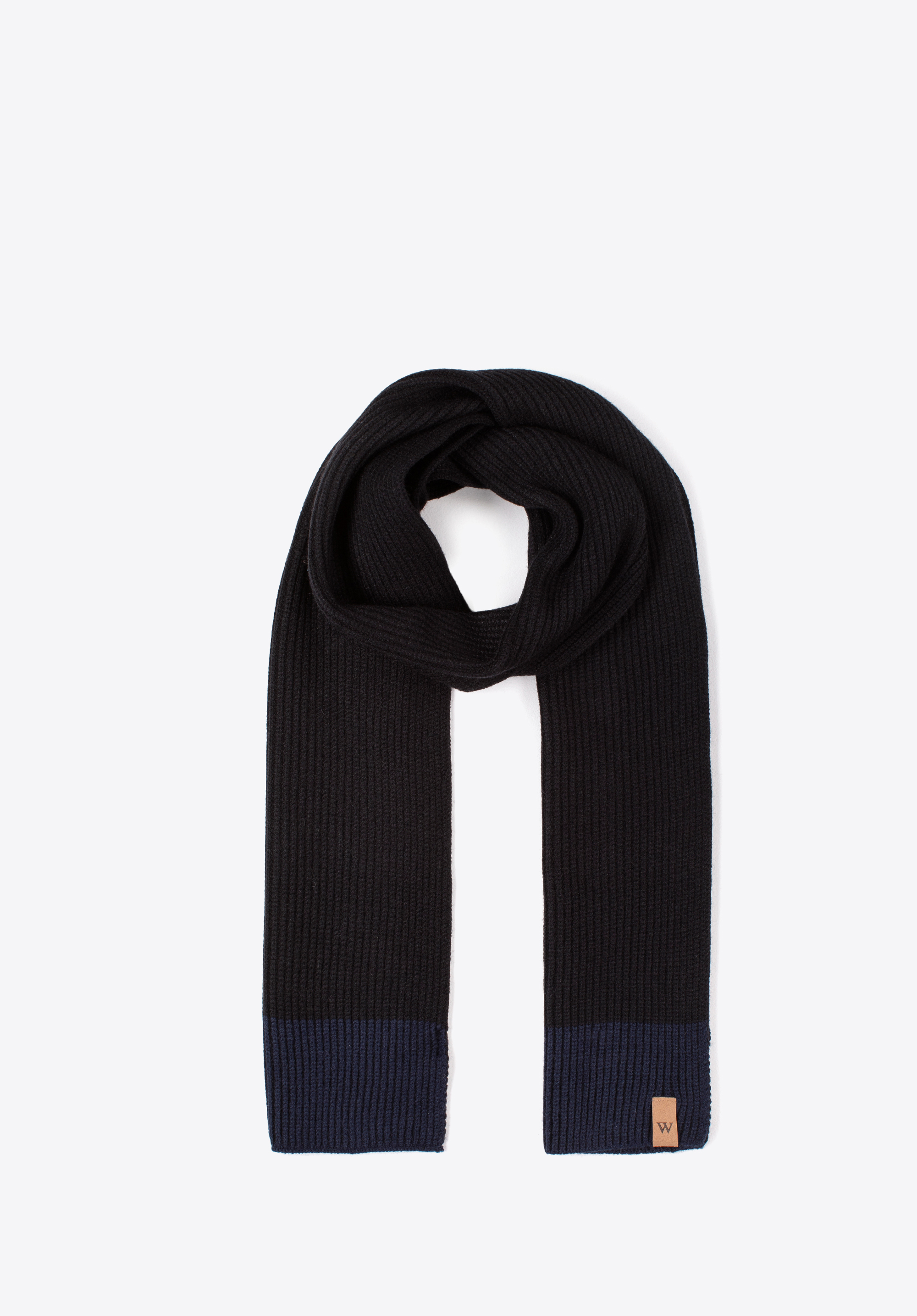 Herren-Winterset mit breitem Gürtel, schwarz-dunkelblau, 97-SF-002-17, Bild 1