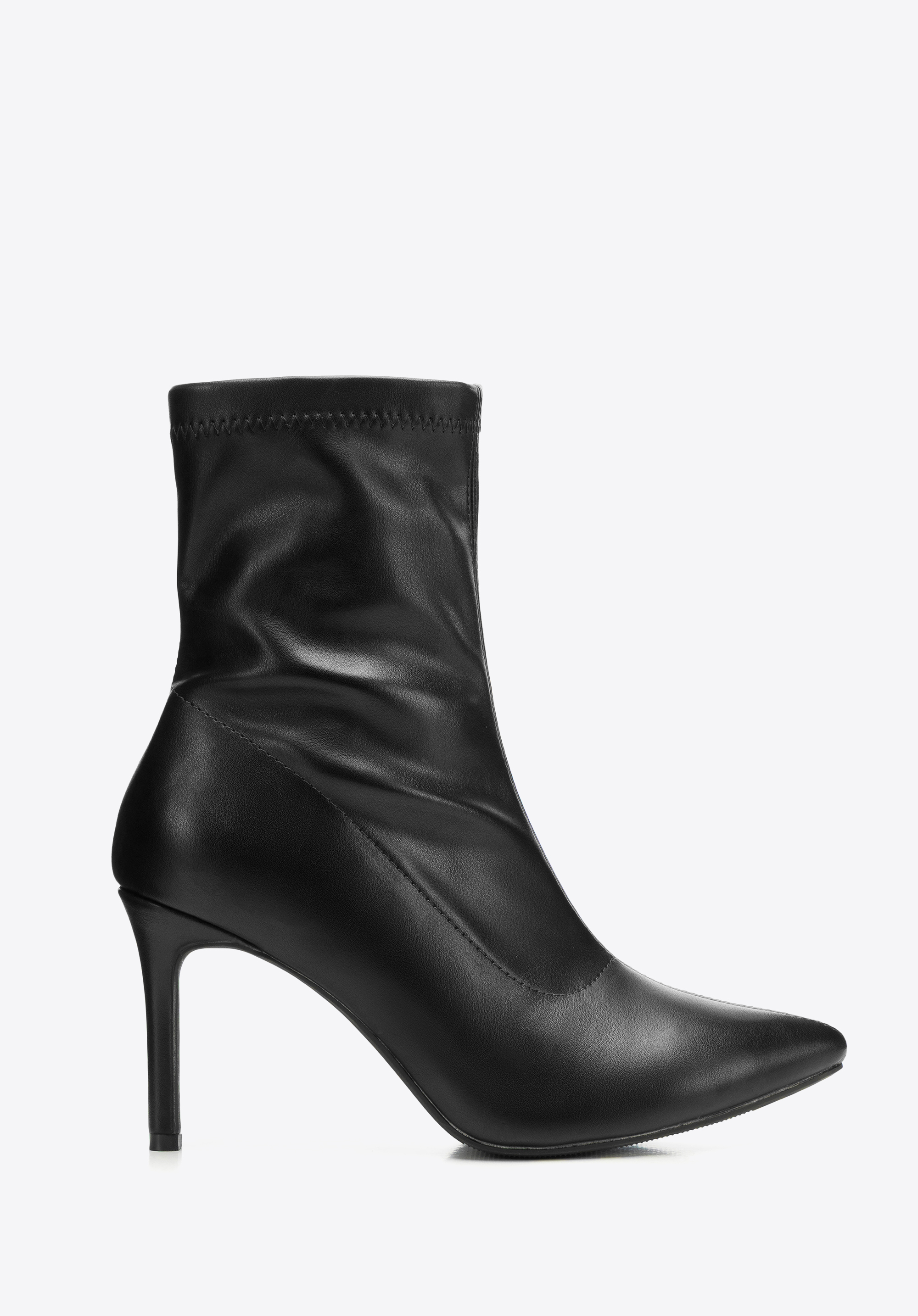 Enganliegende Damen-Stiefeletten, schwarz, 101-DP-851-1-37, Bild 1