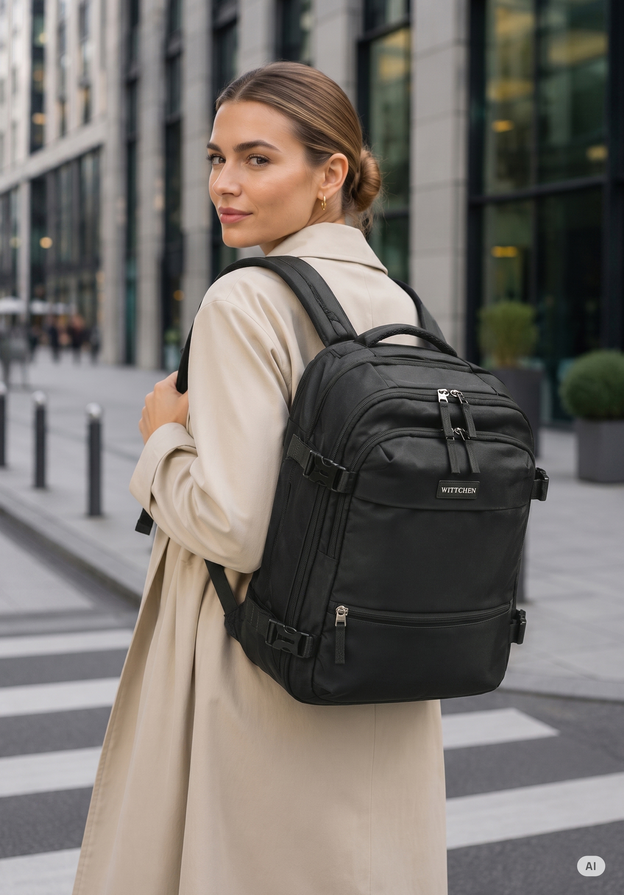 Expandierbarer Multifunktionsrucksack für das Flugzeug 56-3S-018-10
