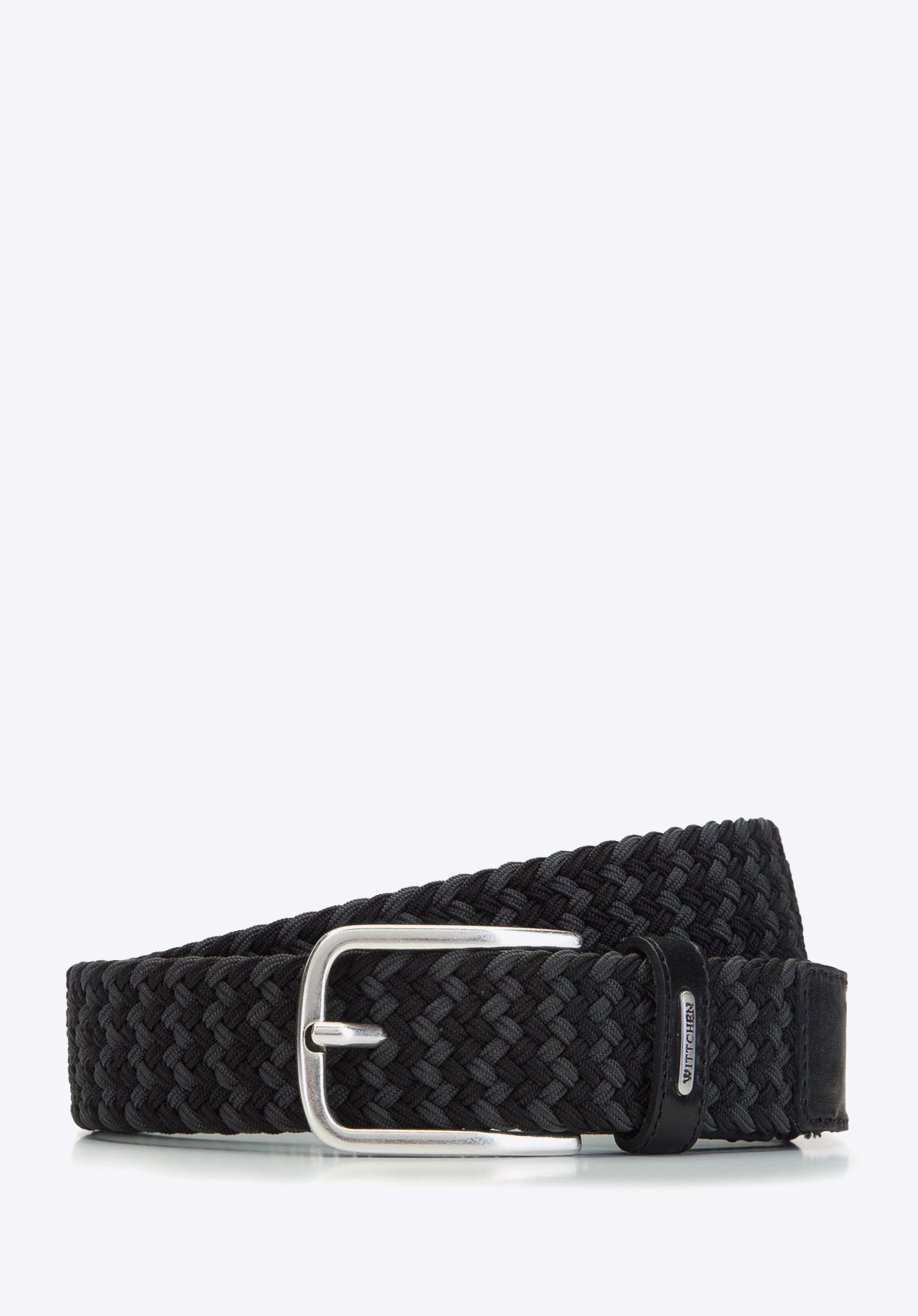 FLECHTGÜRTEL FÜR HERREN AUS LEDER, schwarz, 92-8M-391-17-90, Bild 1