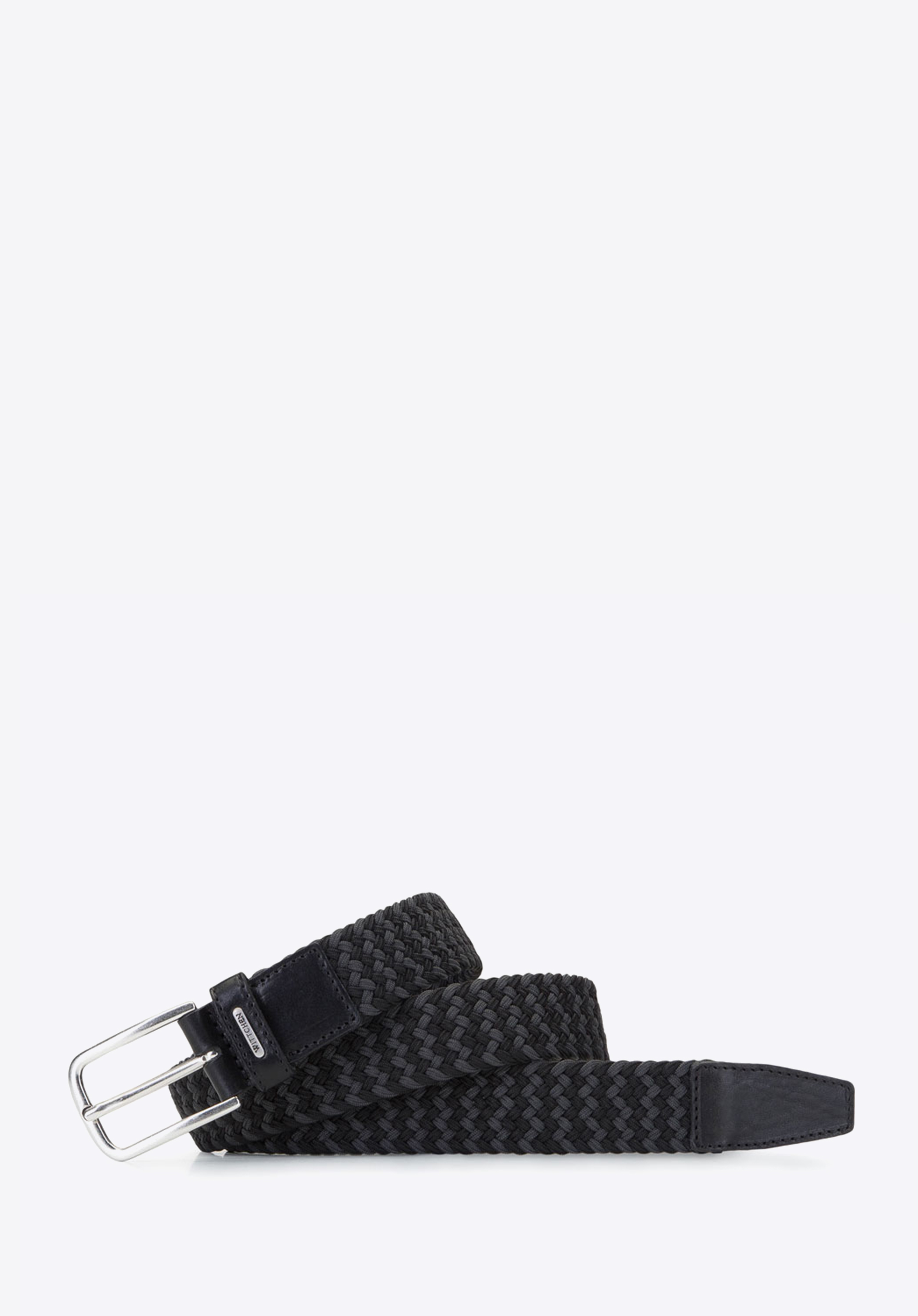 FLECHTGÜRTEL FÜR HERREN AUS LEDER, schwarz, 92-8M-391-17-90, Bild 1