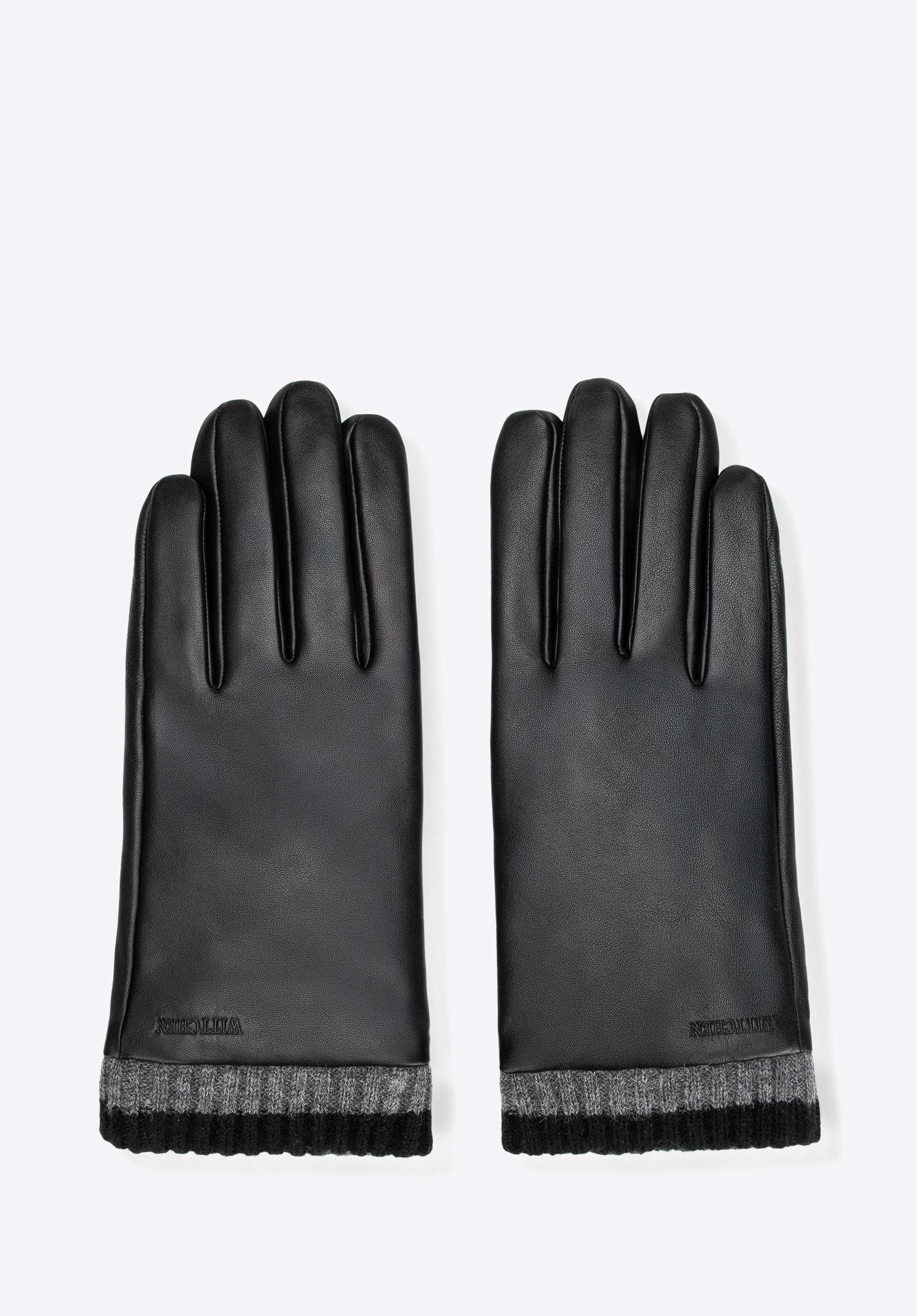 Gefütterte Herrenhandschuhe aus Schaffell, schwarz, 39-6A-047-1-XL, Bild 1