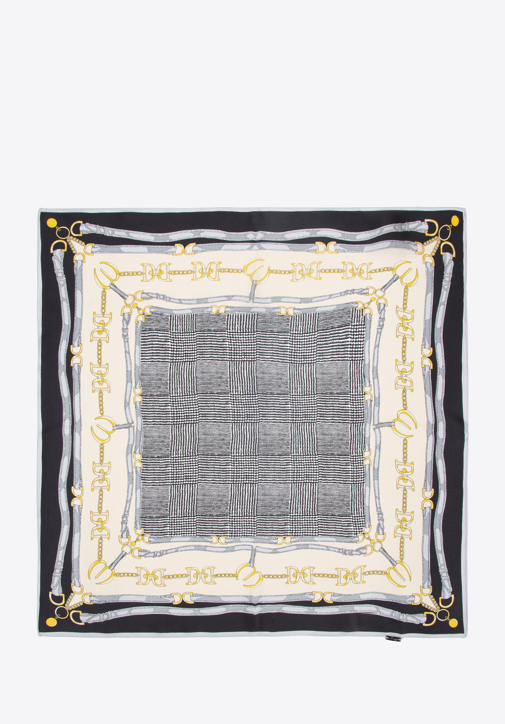 Seidentuch, schwarz-gelb, 94-7D-S01-X6, Bild 1