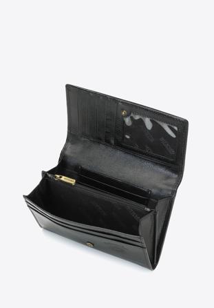 Geldbörse aus Leder, schwarz, 21-1-036-L10, Bild 1
