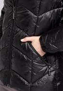 Gesteppte Damenjacke aus Nylon, schwarz, 93-9D-403-8-3XL, Bild 6