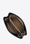 Gesteppte Einkaufstasche mit einem Tannenbaummuster, schwarz, 97-4Y-603-F, Bild 4