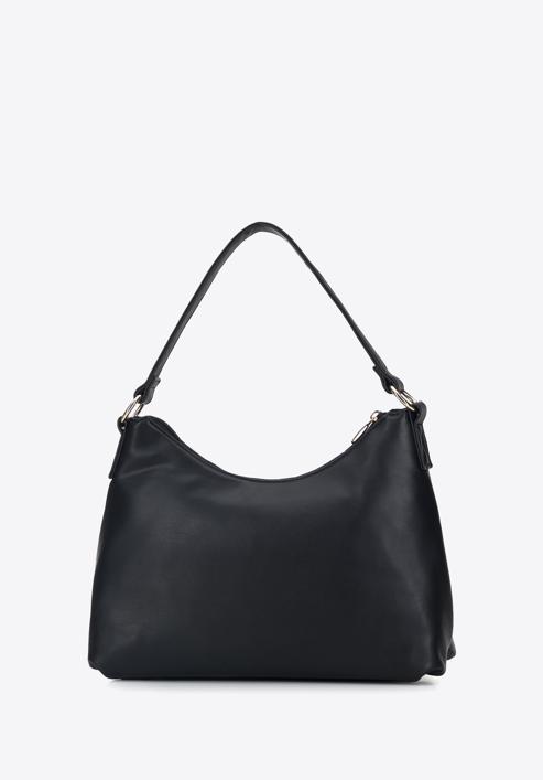 Gesteppte Handtasche aus Kunstleder für Damen, schwarz, 95-4Y-411-4, Bild 2