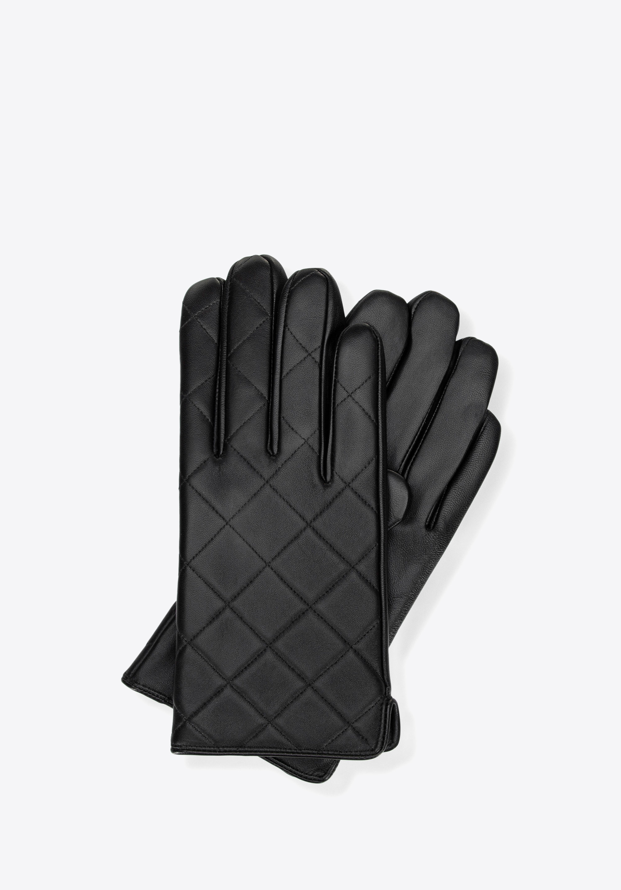 Gesteppte Lederhandschuhe für Damen, schwarz, 39-6L-038-1-XS, Bild 1