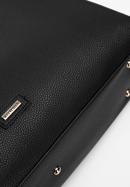 Damentasche mit  abschließbarem Fach, schwarz-gold, 97-4Y-238-4, Bild 5