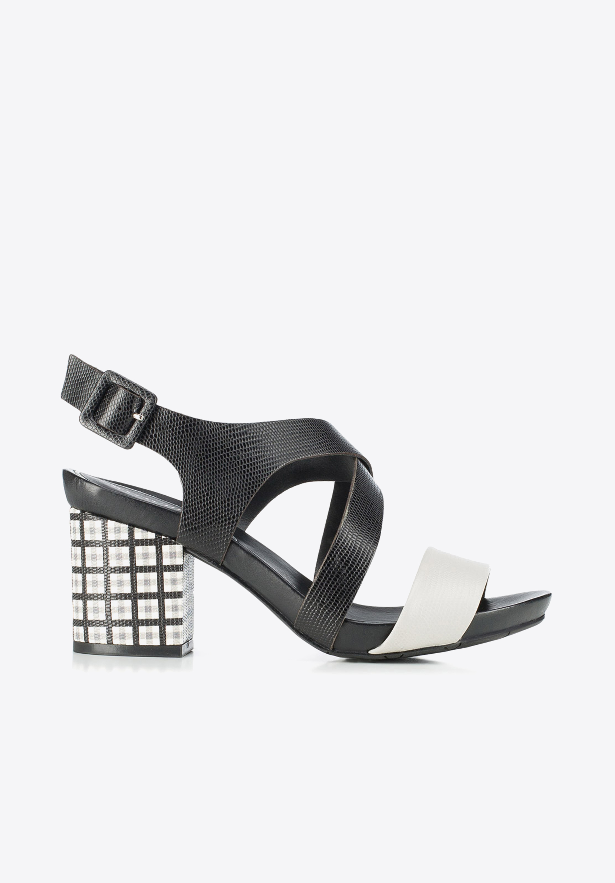 SANDALETTE, schwarz-grau, 88-D-558-1-37, Bild 1