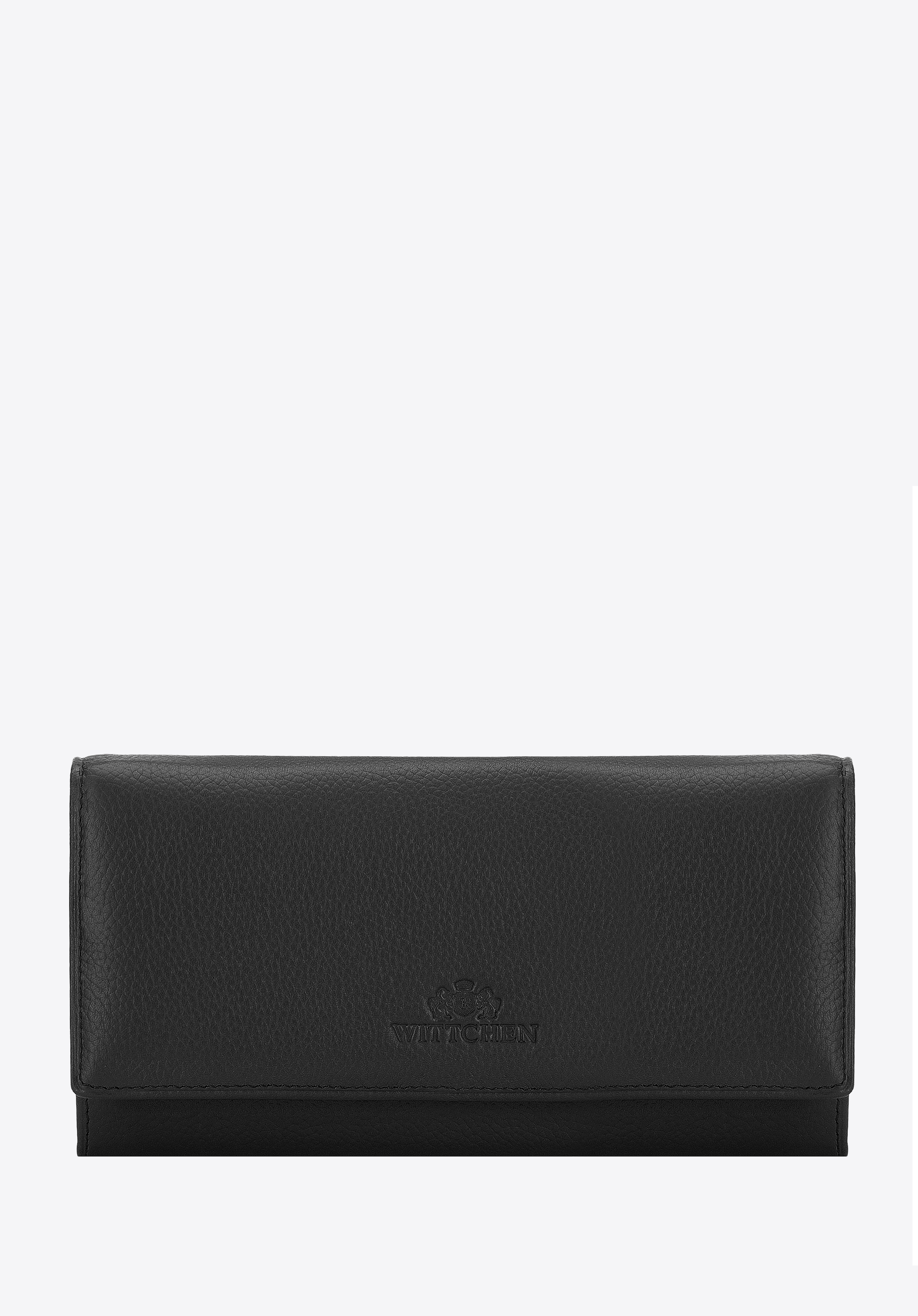 GROSSE BRIEFTASCHE FÜR DAMEN AUS ECHTLEDER, schwarz, 02-1-052-1L, Bild 1