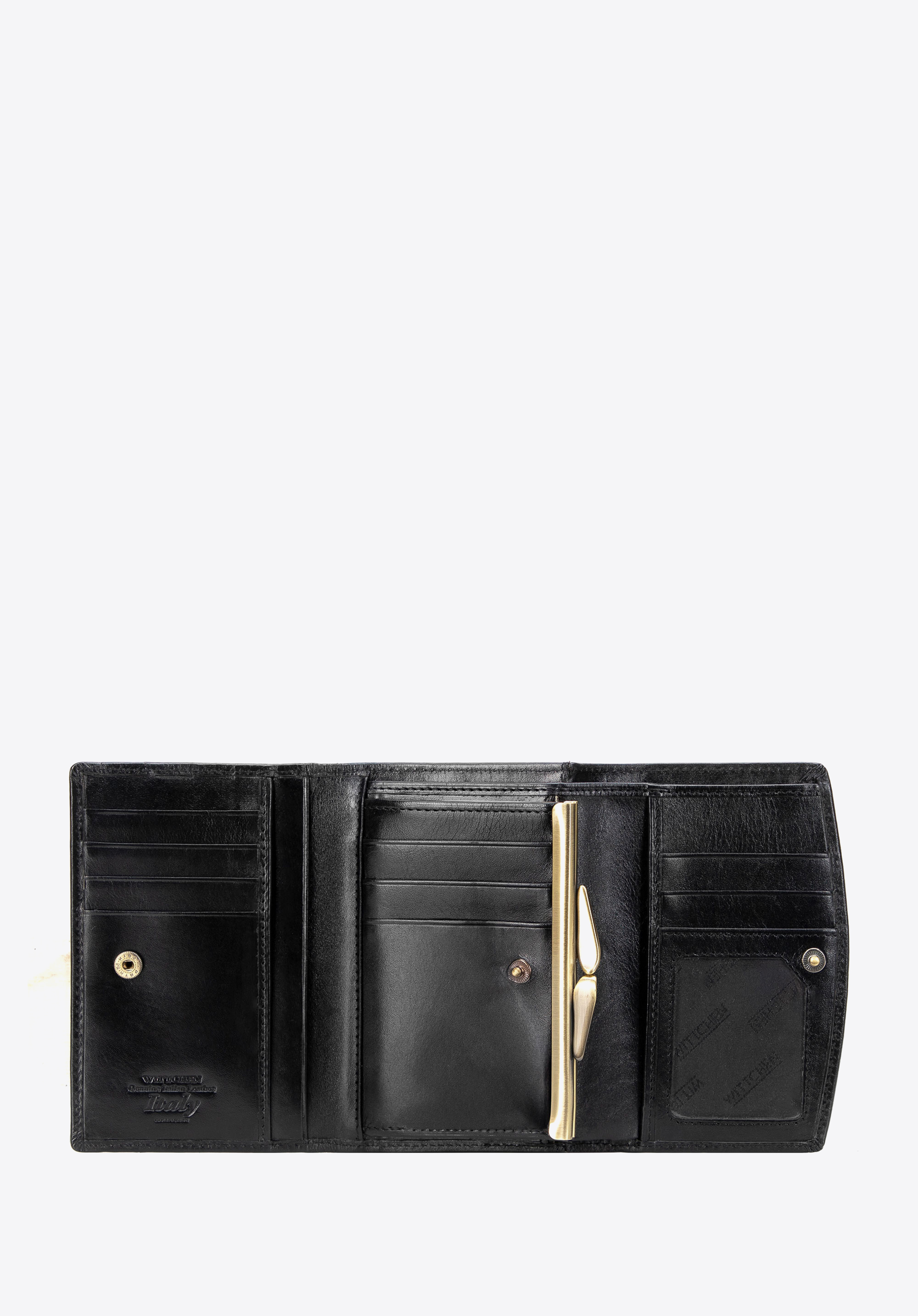 Große Damenbrieftasche aus Leder, schwarz, 21-1-062-L10, Bild 1