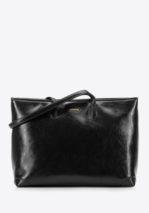 Große Shopper-Tasche, schwarz, 98-4Y-008-5, Bild 1