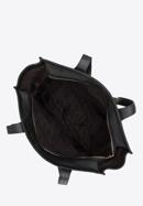Große Shopper-Tasche aus Saffiano-Leder, schwarz, 96-4E-004-9, Bild 4