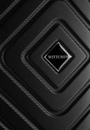 Kabinenkoffer aus ABS mit geometrischer Prägung, schwarz, 56-3A-751-55, Bild 9