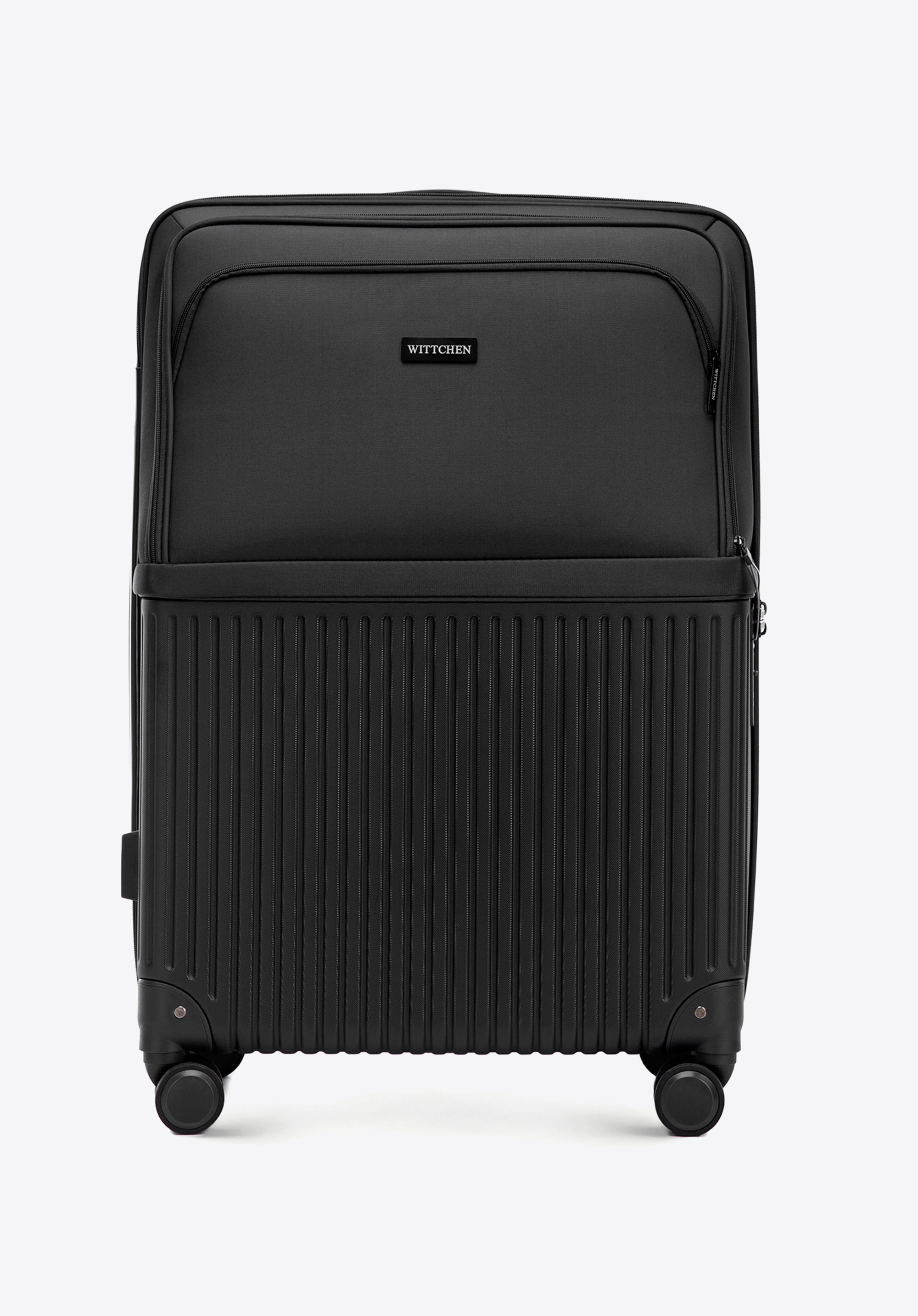 Großer Koffer aus ABS und Nylon, schwarz, 56-3S-883-10, Bild 1