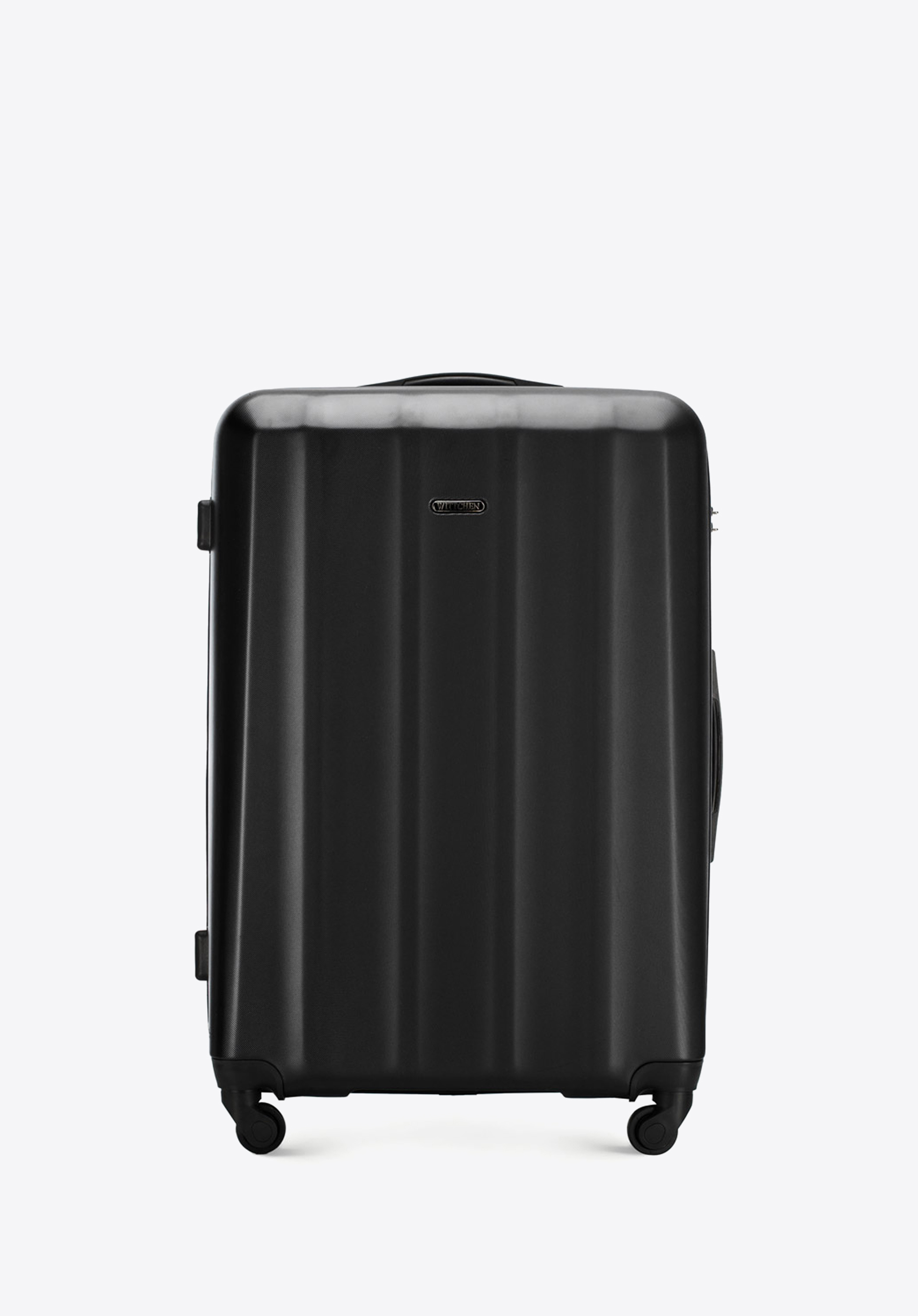 Großer Koffer aus Polycarbonat, schwarz, 56-3P-113-10, Bild 1