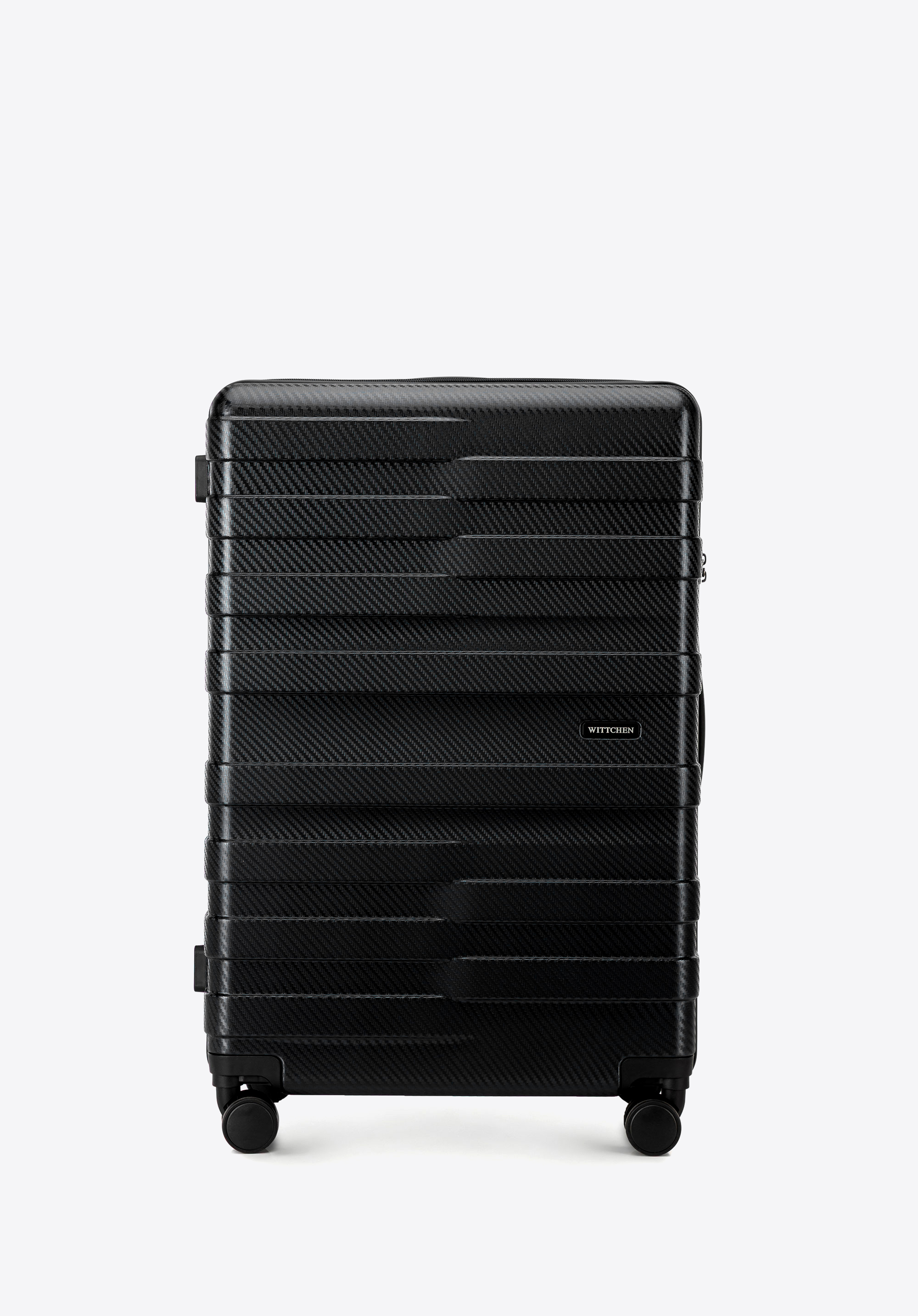 Großer Koffer aus Polycarbonat, schwarz, 56-3P-583-10, Bild 1
