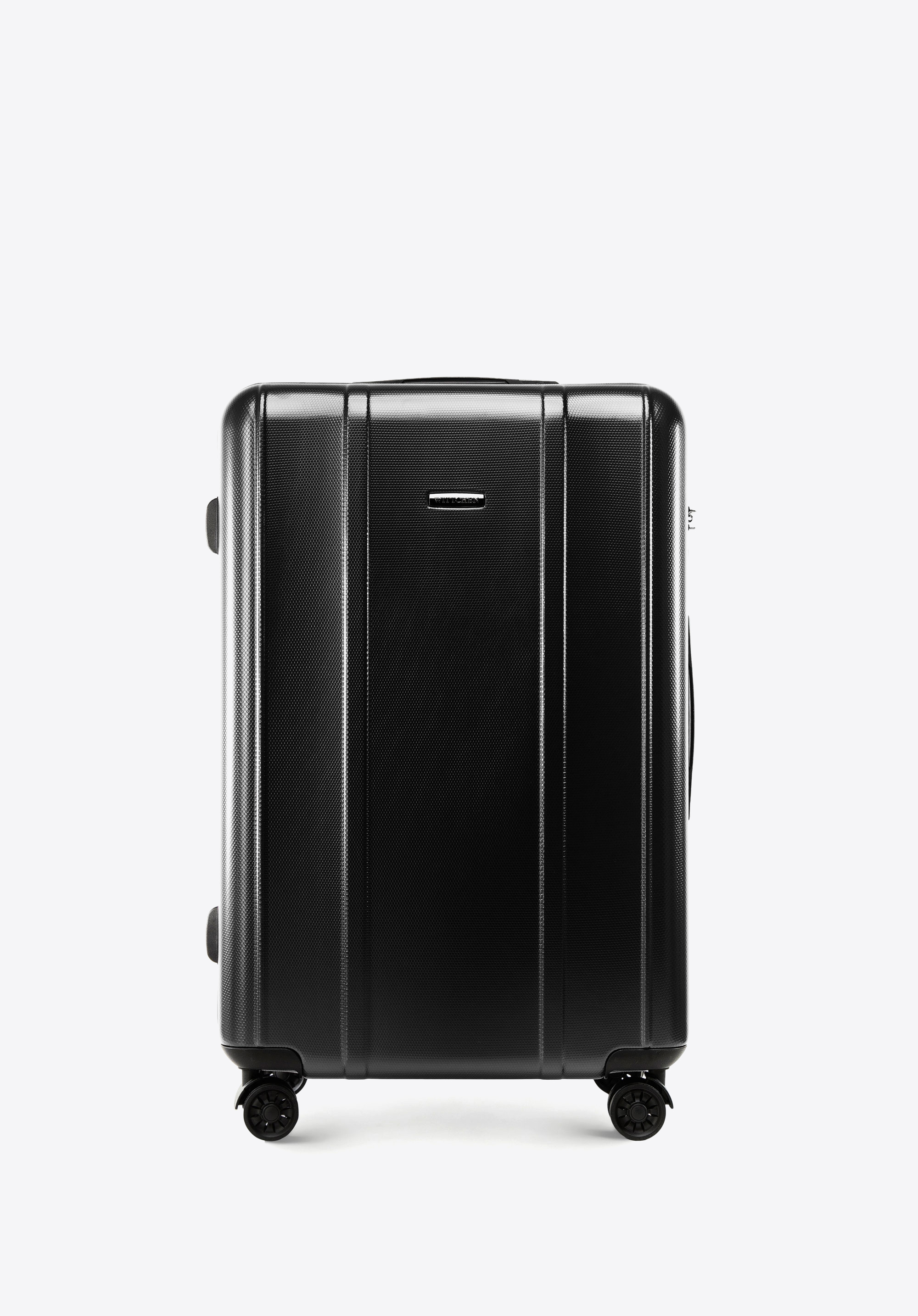 Großer Koffer aus Polycarbonat, schwarz, 56-3P-713-1, Bild 1
