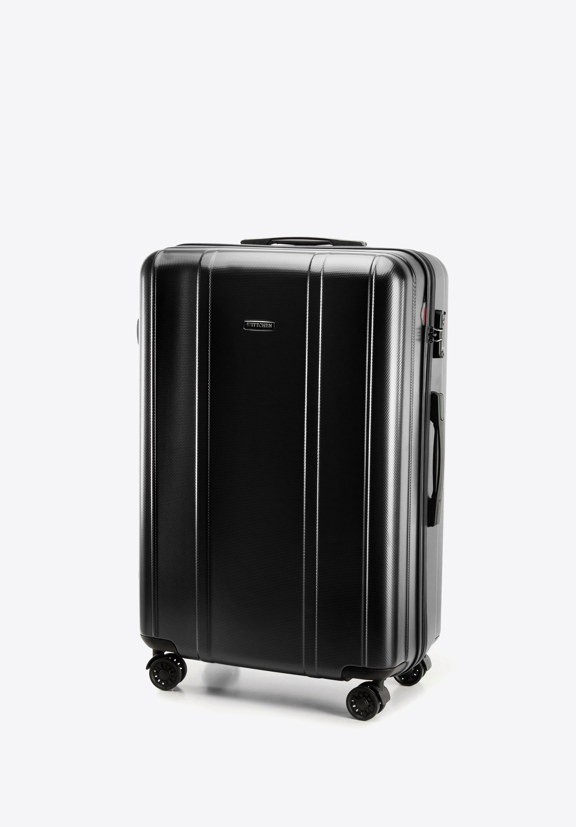 Großer Koffer aus Polycarbonat, schwarz, 56-3P-713-1, Bild 1