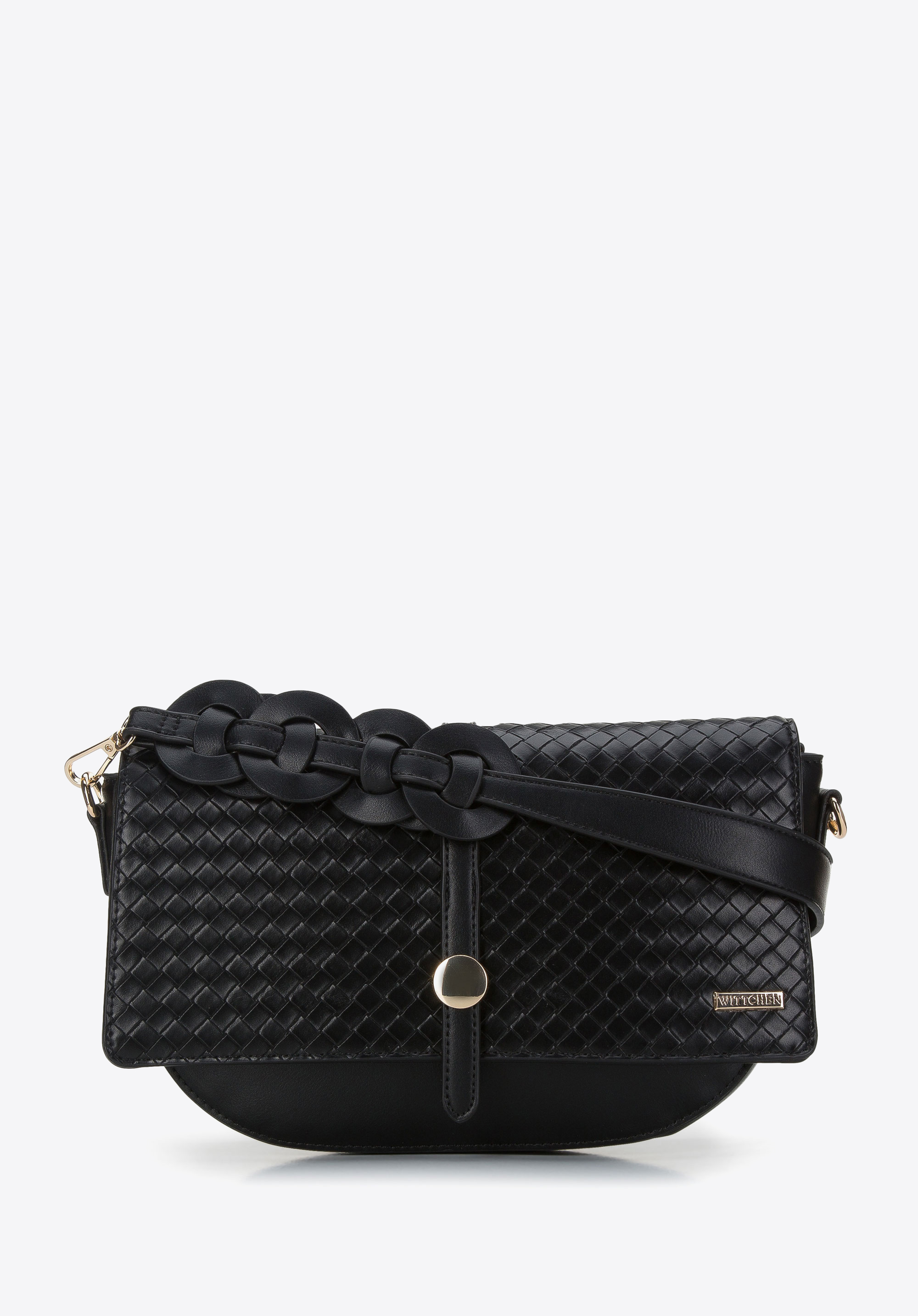 Halbkreisförmige Handtasche