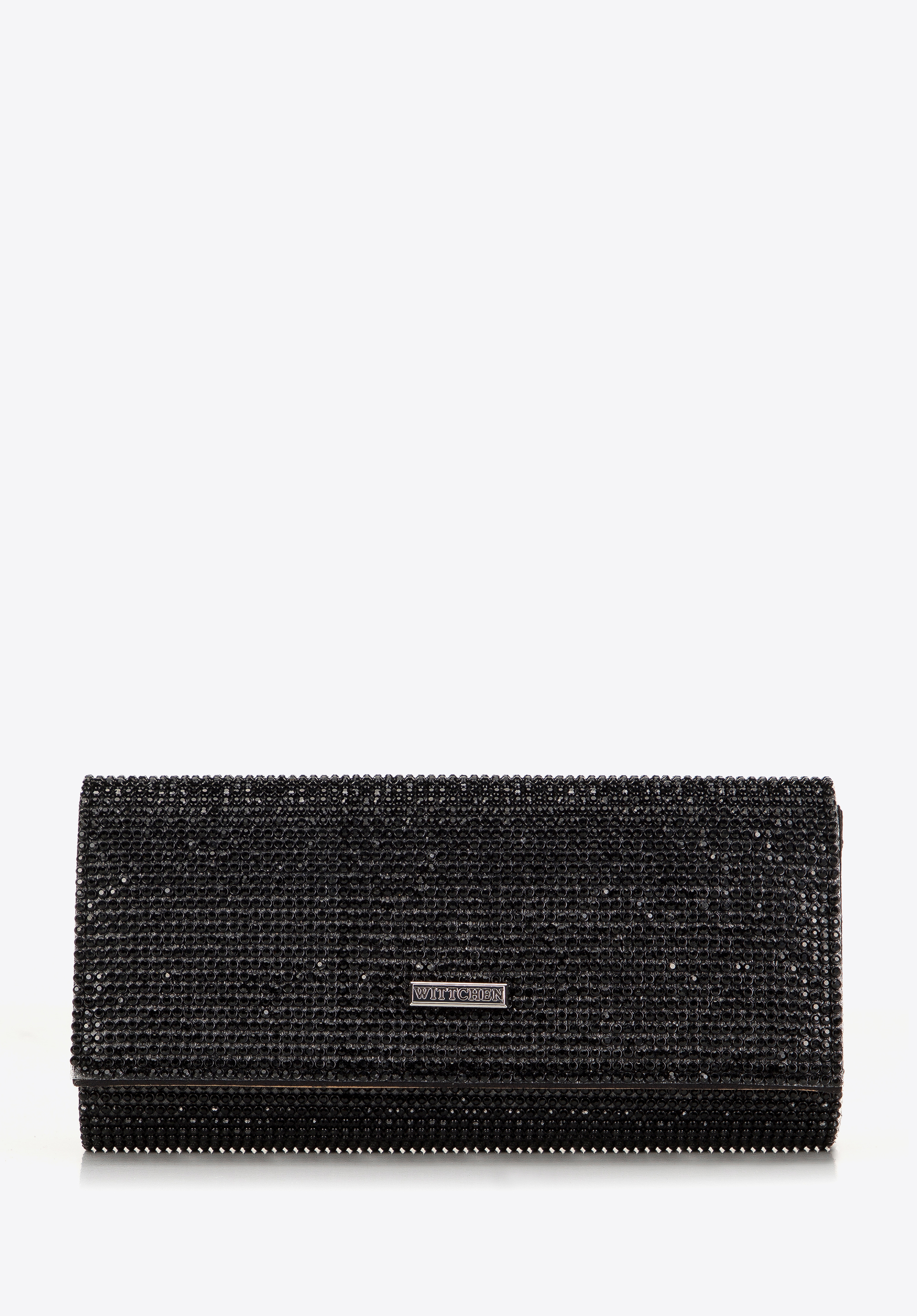 Handtasche mit Kristallen, schwarz, 98-4Y-027-1, Bild 1