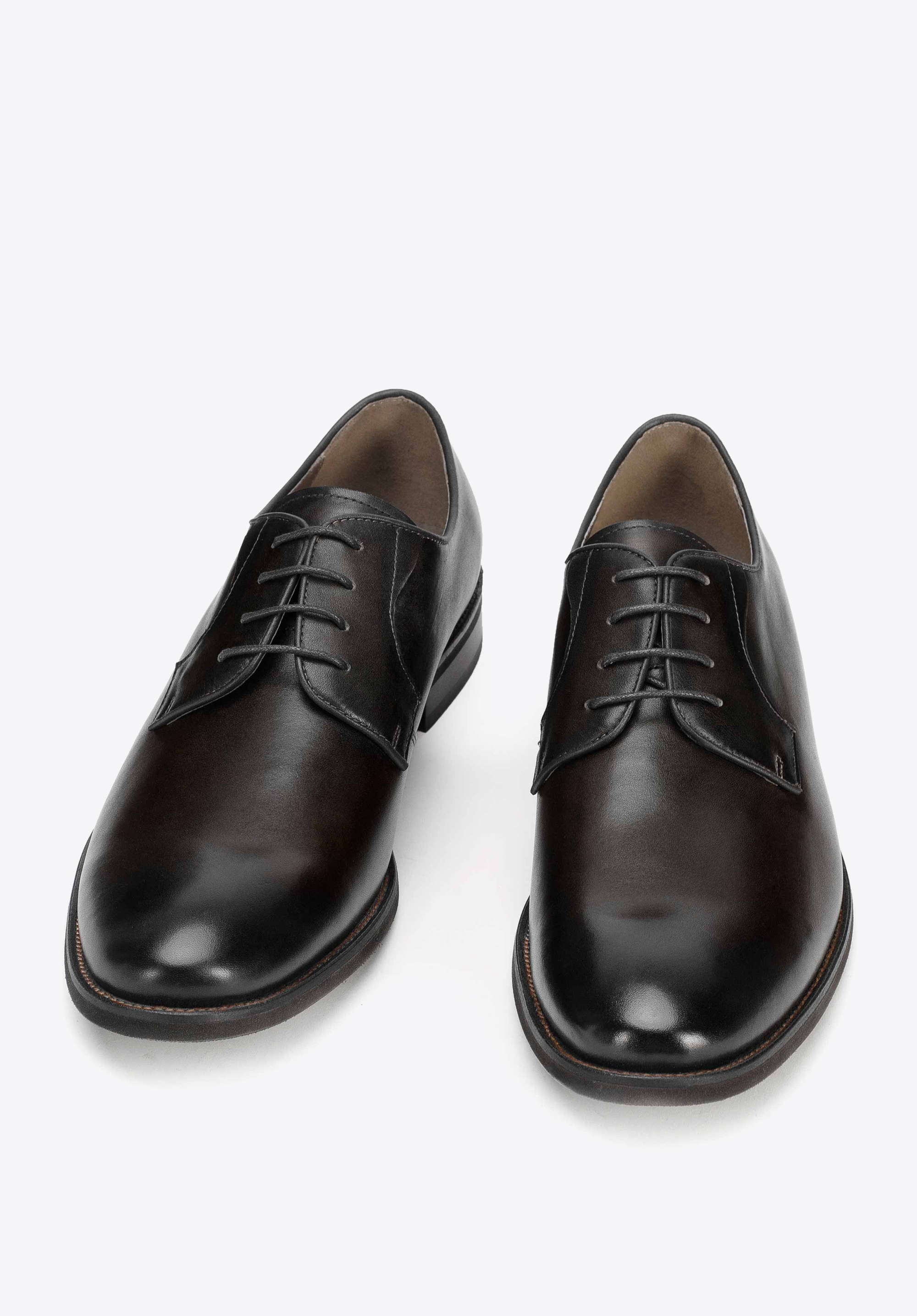 Herren- Anzugschuhe aus Leder, schwarz, 93-M-524-1-40, Bild 1