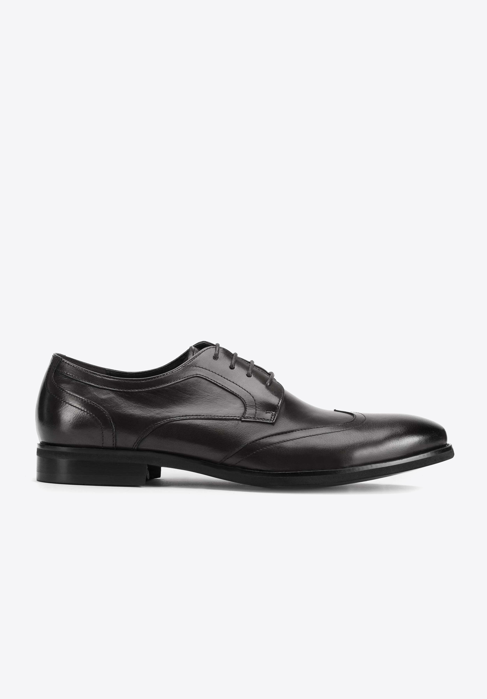 Herren-Halbschuhe aus Leder, schwarz, 93-M-512-1-45, Bild 1