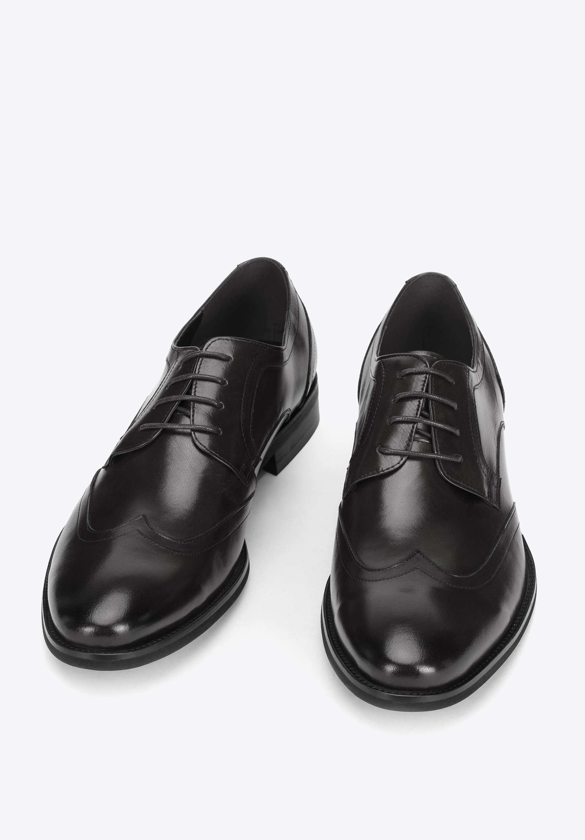 Herren-Halbschuhe aus Leder, schwarz, 93-M-512-1-45, Bild 1