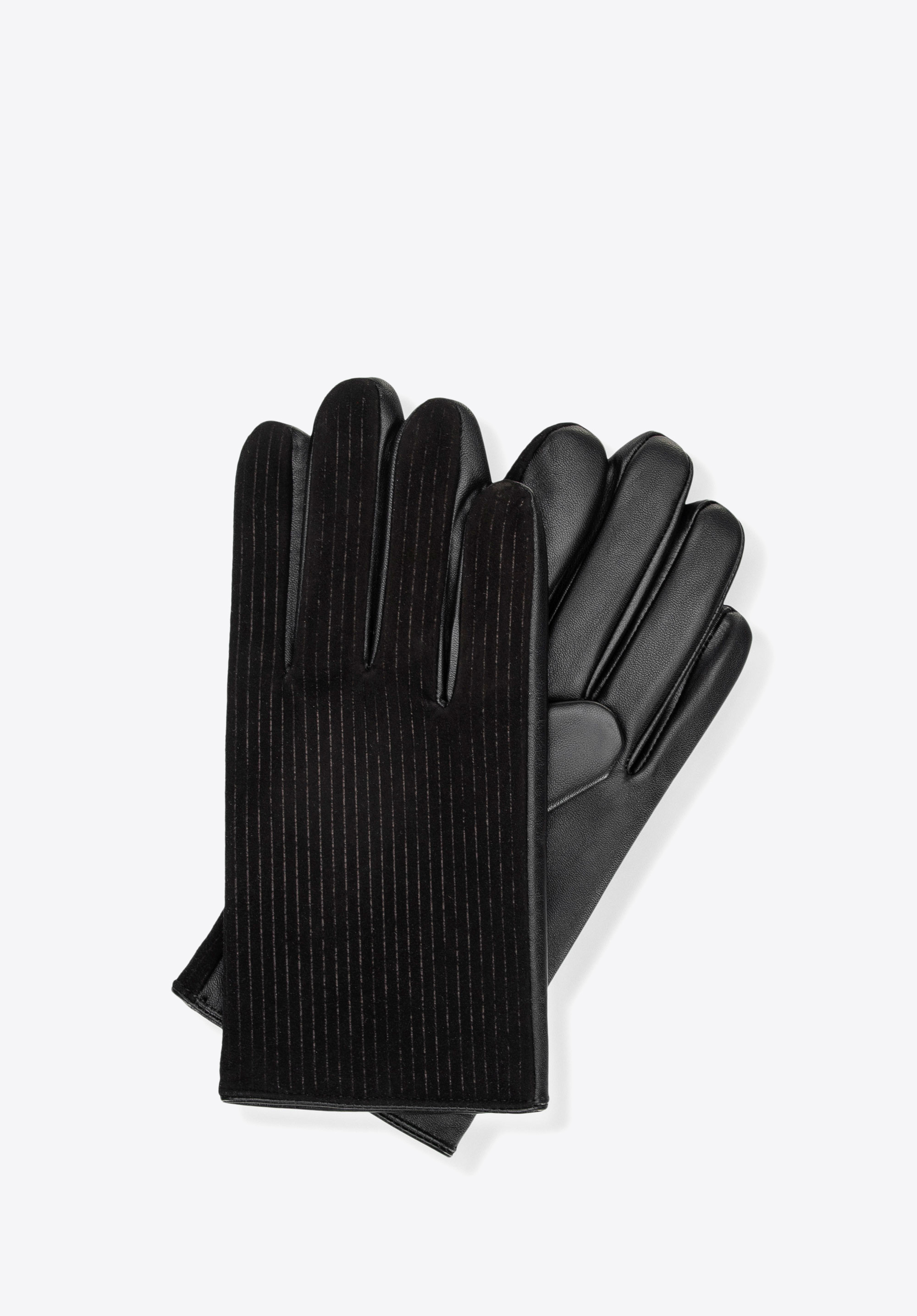 Herren Lederhandschuhe, schwarz, 39-6L-039-1-M, Bild 1