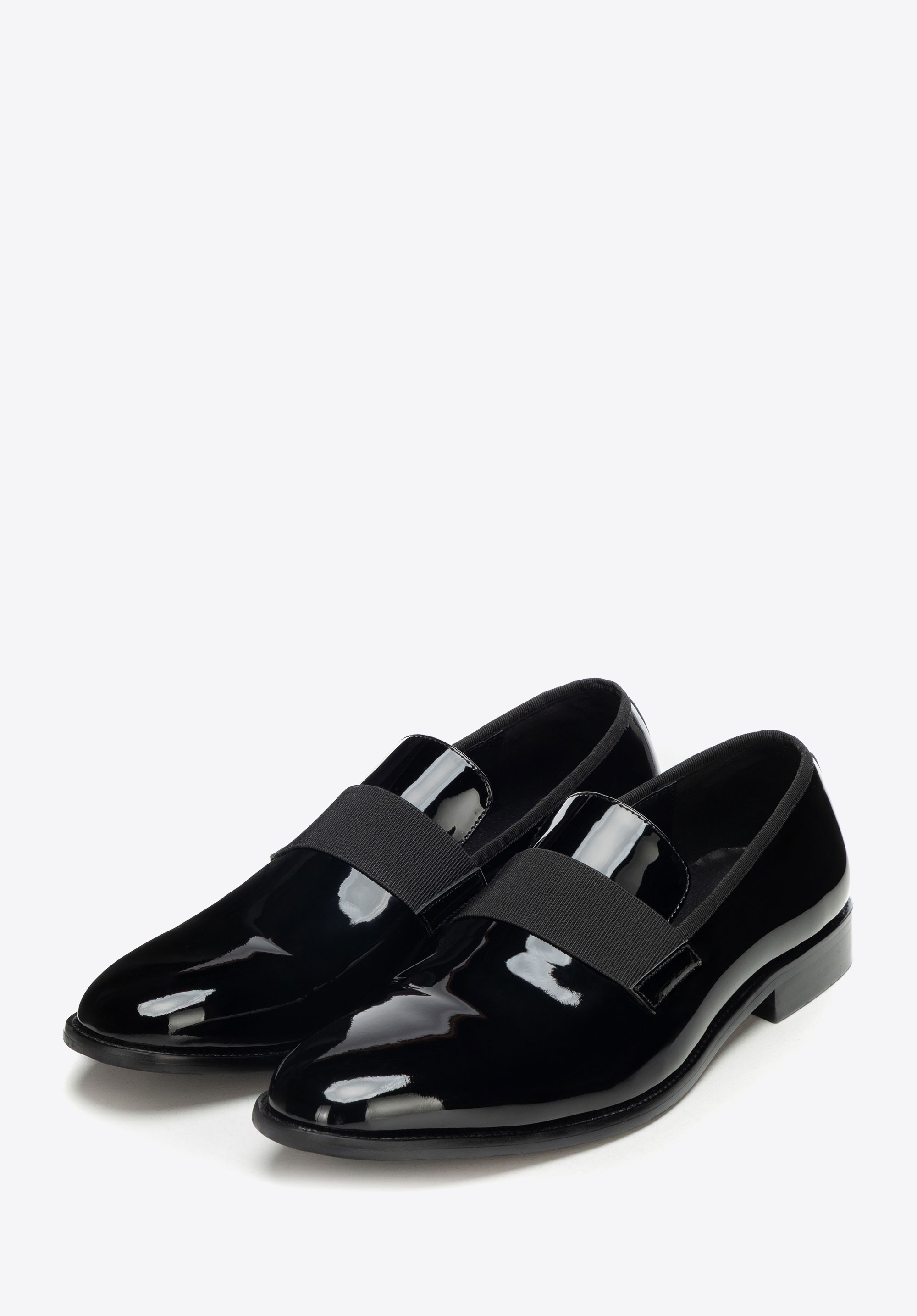 Herren-Loafer aus Lackleder, schwarz, 101-M-506-1-43, Bild 1