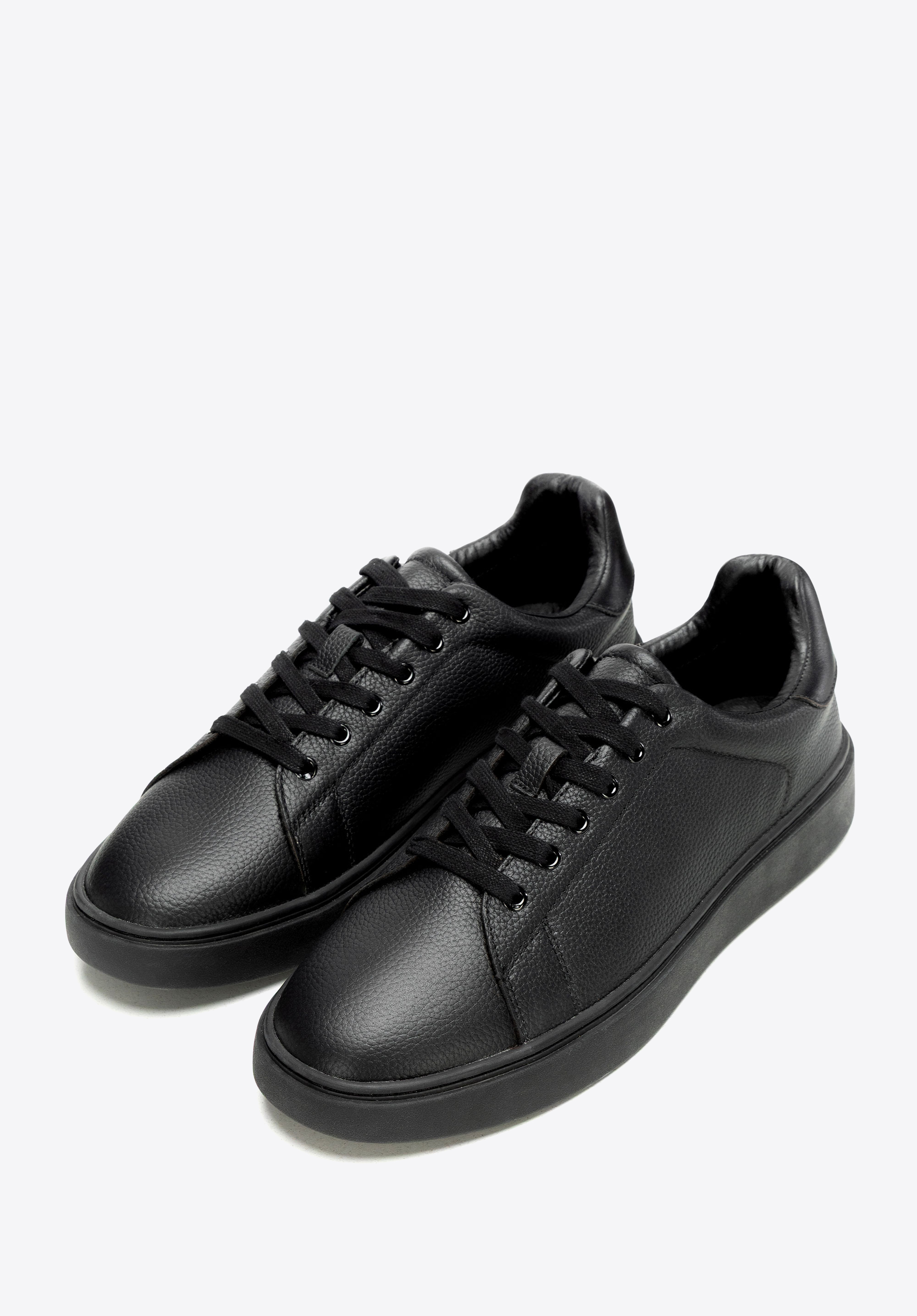 Herren-Sneaker aus Leder, schwarz, 101-M-510-1-43, Bild 1