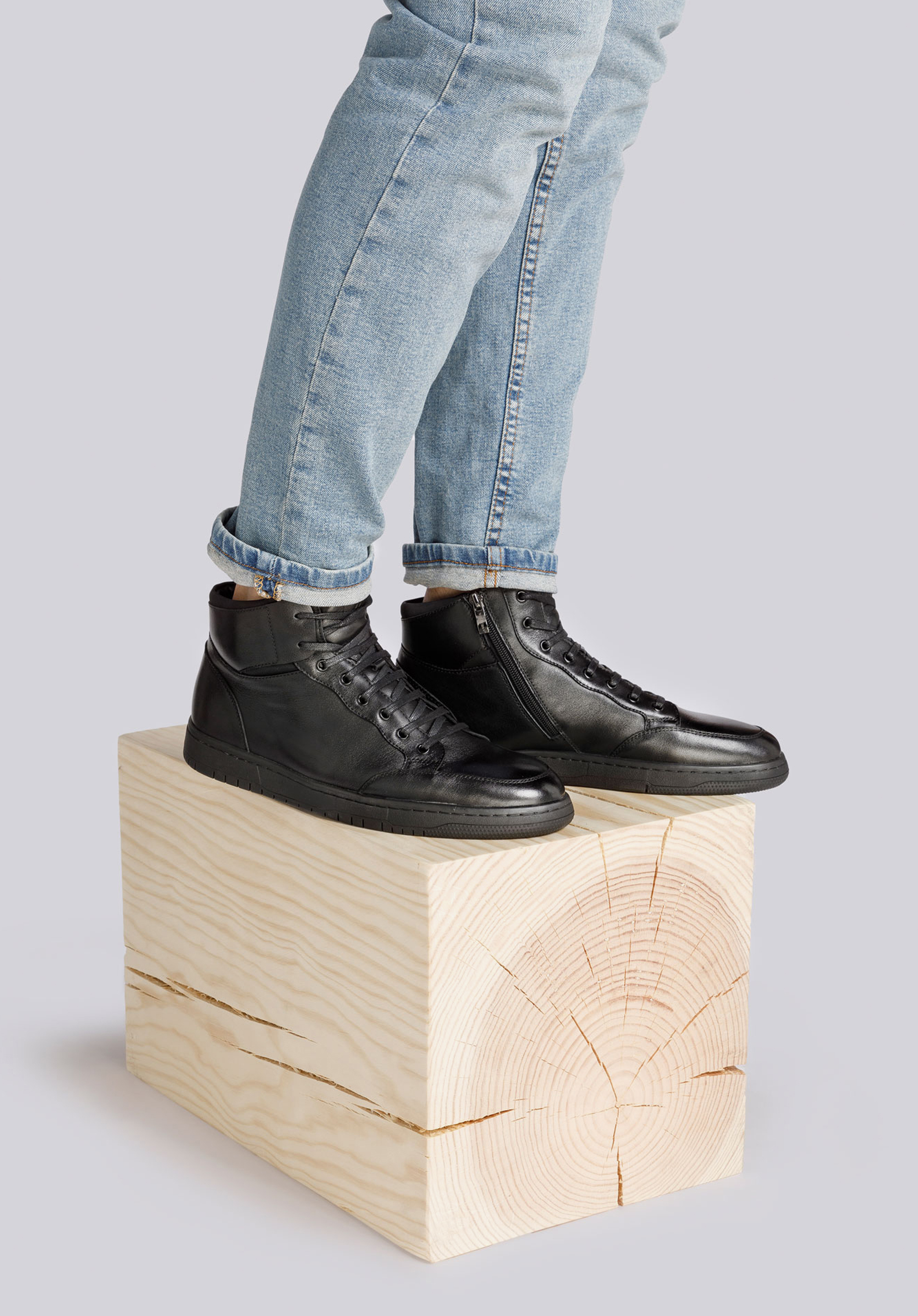 Herren- Sneaker aus Leder