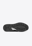 Herren-Sneakers aus Leder mit dicker Sohle, schwarz, 93-M-300-1-44, Bild 6