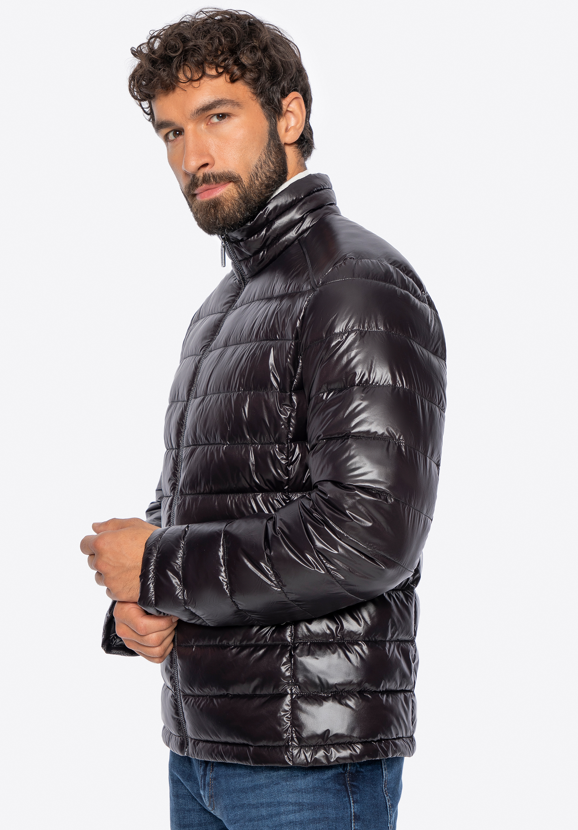 Herren Steppjacke, schwarz, 101-9D-251-1-XL, Bild 1