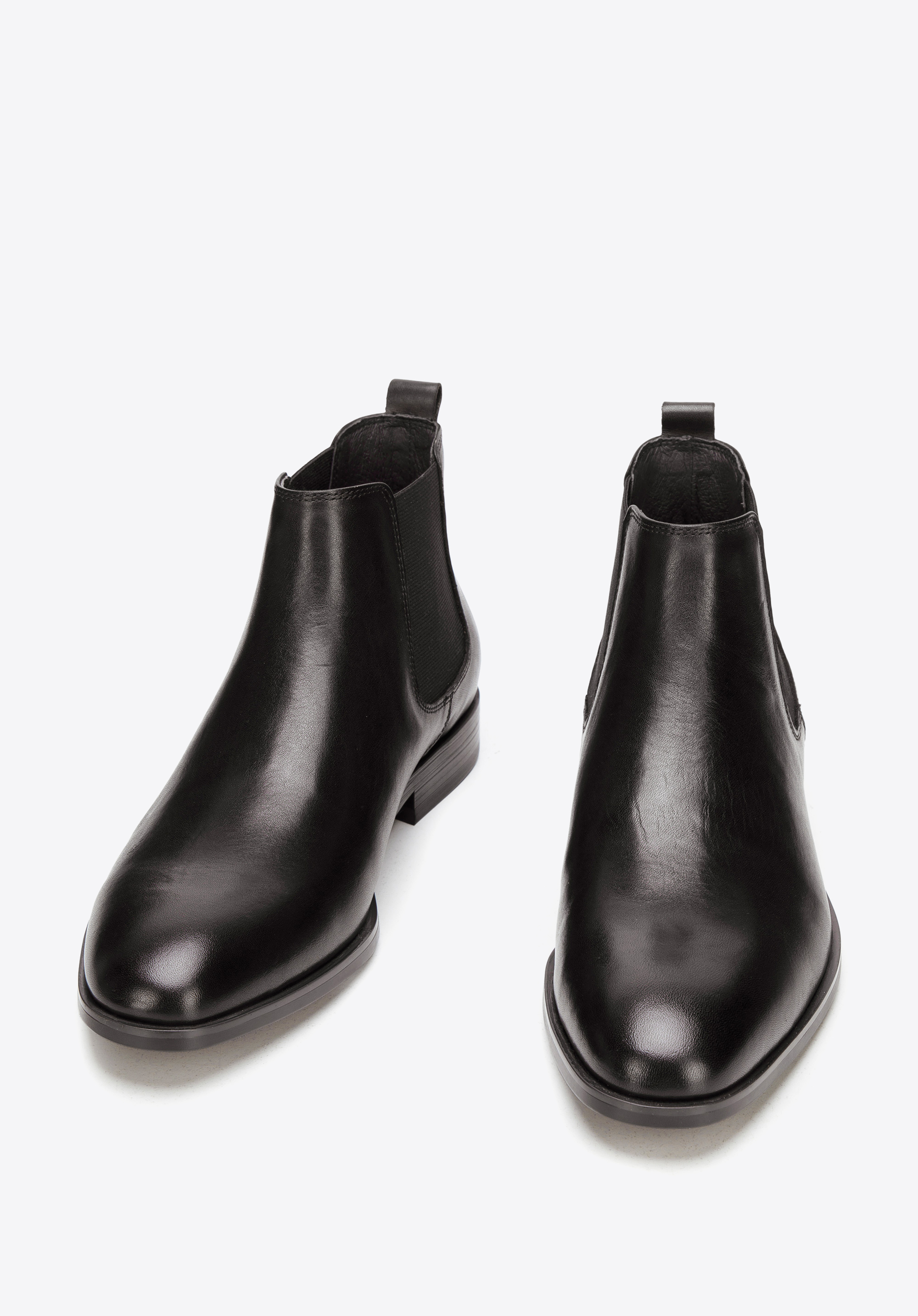 Herren-Stiefeletten aus Leder, schwarz, 93-M-550-1-41, Bild 1