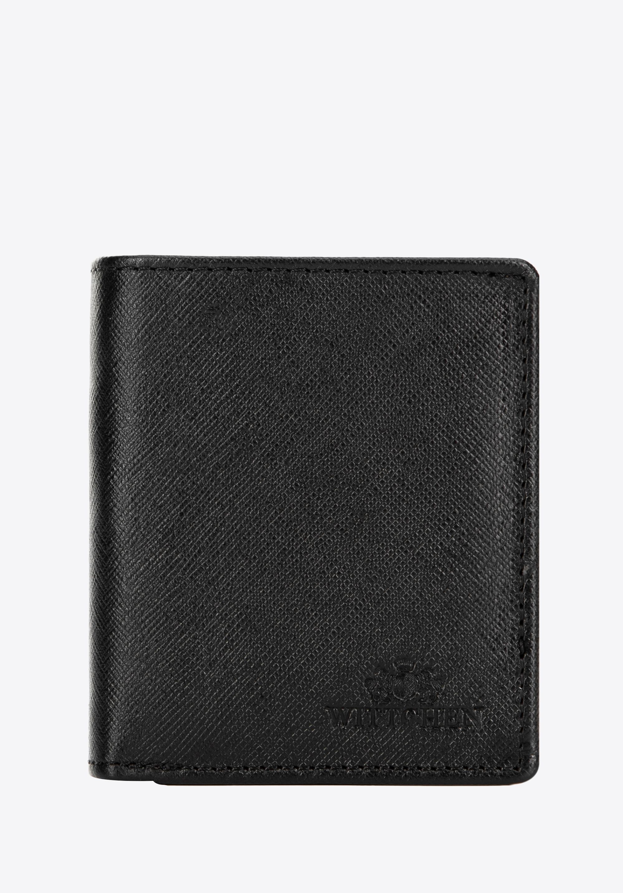 Herrengeldbörse aus Saffianleder, schwarz, 14-1S-041-L1E, Bild 1